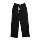 Harajuku Clothing Men Classic Retro Pants Straight Leg Pant Loose Straight Wide Leg Pants Casual Pants