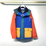 80's Colorful Leather Jacket Spring Hooded Jacket Loose-Fitting Short Coat Trench Coat for Men and Women