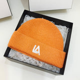 Dogers Winter Hat Fashion Letters Woolen Cap Female Autumn and Winter Leisure