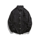 Men Shacket Long Sleeve Autumn Shirt Autumn Men's Shirt Japanese Campus Shirt