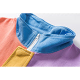 Menswear Fashion Brand Couple Workwear Jacket Men's Color Stitching Stand-Collar Jacket Male Student plus Size Retro Sports All-Match Jacket Men Shacket Men Jacket