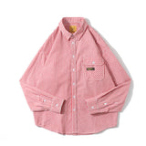 Men Shacket Long Sleeve Autumn Shirt Autumn Shirt Loose Shoulder Sleeve Youth Casual Shirt Men