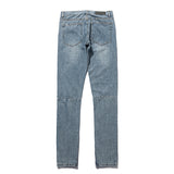 Fog Essentials Pants Autumn and Winter Fog High Street Knee Ripped Leisure Jeans Men and Women Same Style