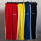 Palm Angels Angel Casual Straight Pants Retro Casual Sports Pants