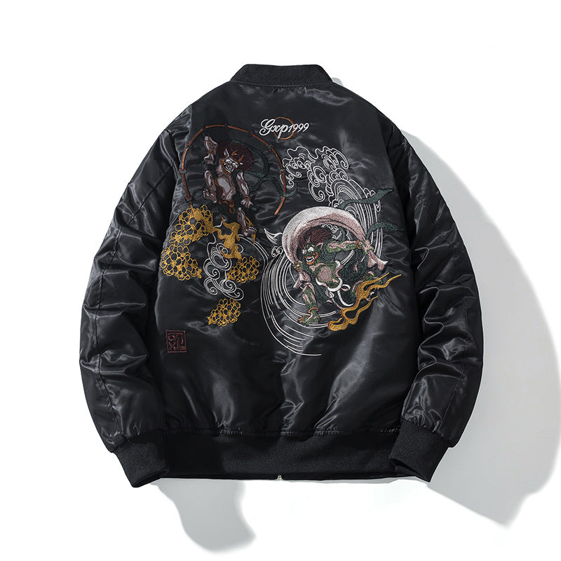 Kanye Bomber Jacket Embroidered Baseball Uniform