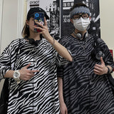 Harajuku Clothing Men's Tshirt Classic Retro Shirts Loose Men's and Women's Tops Short Sleeve Half Sleeve