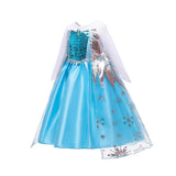 Elsa Dress Frozen Long Sleeve Gown