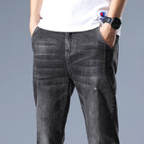 Man Spring Summer Jeans Spring Quality Denim Pants Men plus Size Retro Sports Men Jeans