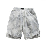 Men Pants Men's Clothes Summer Wear Vintage Men's Shorts Casual Loose Paisley Belt Fifth Pants Women