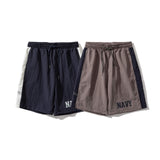 Men Shorts Men's Clothes Summer Wear Retro Men's Shorts Casual Loose Color Matching Shorts Trendy Men
