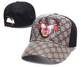 Wolf Print Cap Baseball Cap Men's Embroidered Spring Animal Mesh Cap