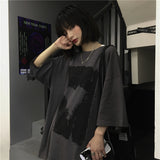 Harajuku Clothing Men's Tshirt Classic Retro Shirts Summer Printed Loose Short Sleeve T-shirt Men's and Women's Tops