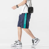 Men Cargo Shorts Summer Retro Street Trend Breathable Workout Shorts Loose Cropped Pants Beach Pants Men