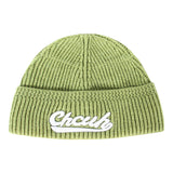 Mens Beanies Three-Dimensional Letter Embroidery Solid Color Hip Hop Skullcap Autumn and Winter Knitting Hat