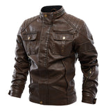 1970 East West Leather Jacket Single Layer Spring and Autumn Leather Vintage Motorcycle Clothing