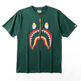 A Ape Print T Shirt Short Sleeve T-shirt Color Shark T-shirt