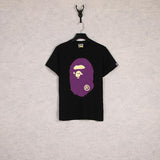 A Ape Print T Shirt Summer Cartoon Print Casual Large Size Loose Round Neck Short Sleeve T-shirt