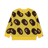 A Ape Print For Kids Sweatshirt Sweater Children 'S Clothing Ape Man Monkey Head Round Neck Cartoon Anime Pullover