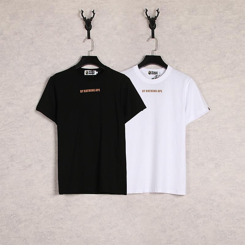 A Ape Print T Shirt Cartoon Round Neck Summer Printing Plus Size Short-Sleeved Casual T-shirt