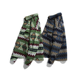 Men Shacket Long Sleeve Autumn Shirt Autumn Retro Pattern Long Sleeve Shirt All-Match Loose Unisex Style Shirt for Men