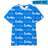Cookies Shirt Cookies 3D Printed Fashion Casual Short Sleeve T-shirt