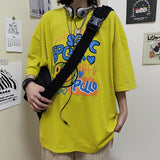 Harajuku Clothing Men's Tshirt Classic Shirts Vintage Loose Short Sleeved T-shirt Sleeve