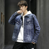 Men Denim Coat Spring Denim Jacket Jacket Men's plus Size Retro Sports Men Jeans Jackets