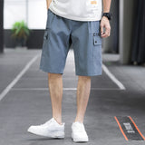 Men Cargo Shorts Sports Shorts Men's Summer Outer Wear Thin Pants Loose Casual Trend Fifth Pants I Middle Pants