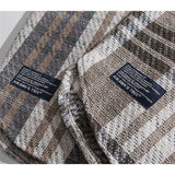 Men Shacket Long Sleeve Autumn Shirt Autumn Retro Loose Fashion Youth Plaid Shirt