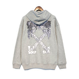 Autumn And Winter Back Dissolved Arrow Hooded Sweater For Men And Women