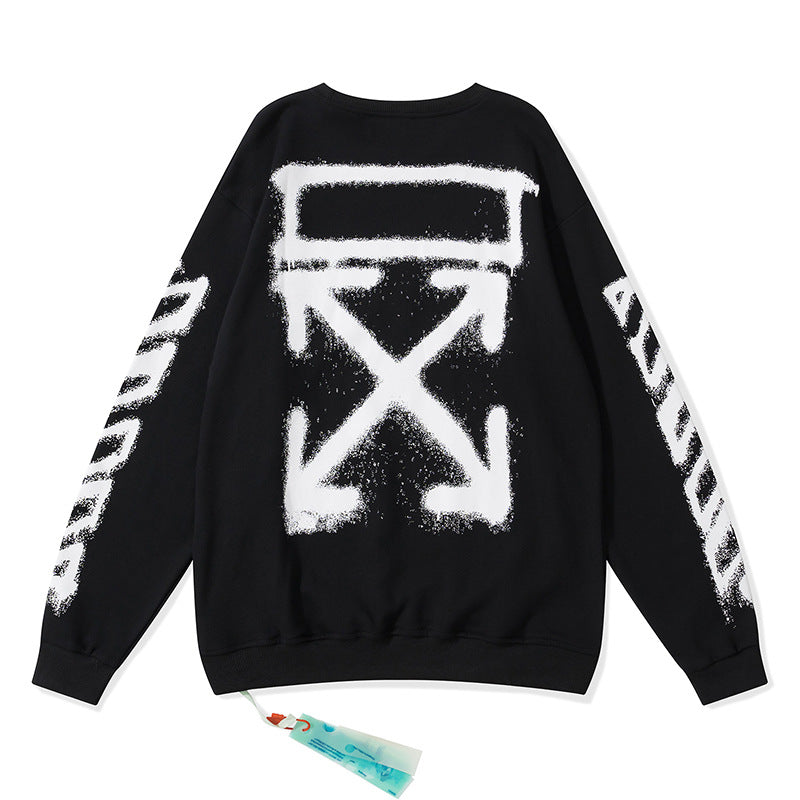 Arrow Print Casual Men And Women Loose Sweater