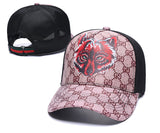 Wolf Print Cap Baseball Cap Men's Embroidered Spring Animal Mesh Cap