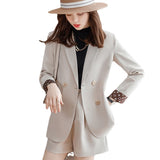 Women Pants Suit Uniform Designs Formal Style Office Lady Bussiness Attire Purple Blazer Spring and Autumn Fashion Casual Set