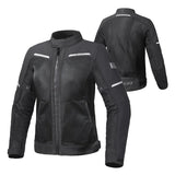 Women's Motorcycle Jacket with Armor Motorcycle Racing Suit Spring and Summer Mesh Breathable Couple Wear Cycling Protective Clothing
