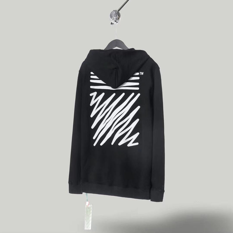 Autumn And Winter Ecg Arrow Pattern Hooded Sweater For Men And Women