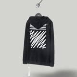 Autumn And Winter Ecg Arrow Pattern Hooded Sweater For Men And Women