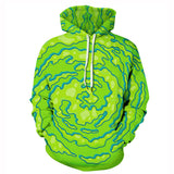 Fire and Ice Hoodie Print