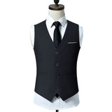 Mens Dress Vests Business Waistcoat Trendy Leisure Wallet Men's Autumn Vest Men