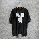 Amiri T Shirt Embroidered Jacquard Casual Round Neck