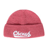 Mens Beanies Three-Dimensional Letter Embroidery Solid Color Hip Hop Skullcap Autumn and Winter Knitting Hat