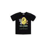 A Ape Print for Kids T Shirt Children's Short-Sleeved Cartoon T-shirt Hip Hop