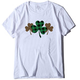 Saint Patrick's Day Closing Spring Men's plus Size Retro Sports Men's T-shirt