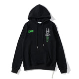 Autumn And Winter Joint Name Bugs Bunny Pattern Printed Hoodie Men And Women Same Style