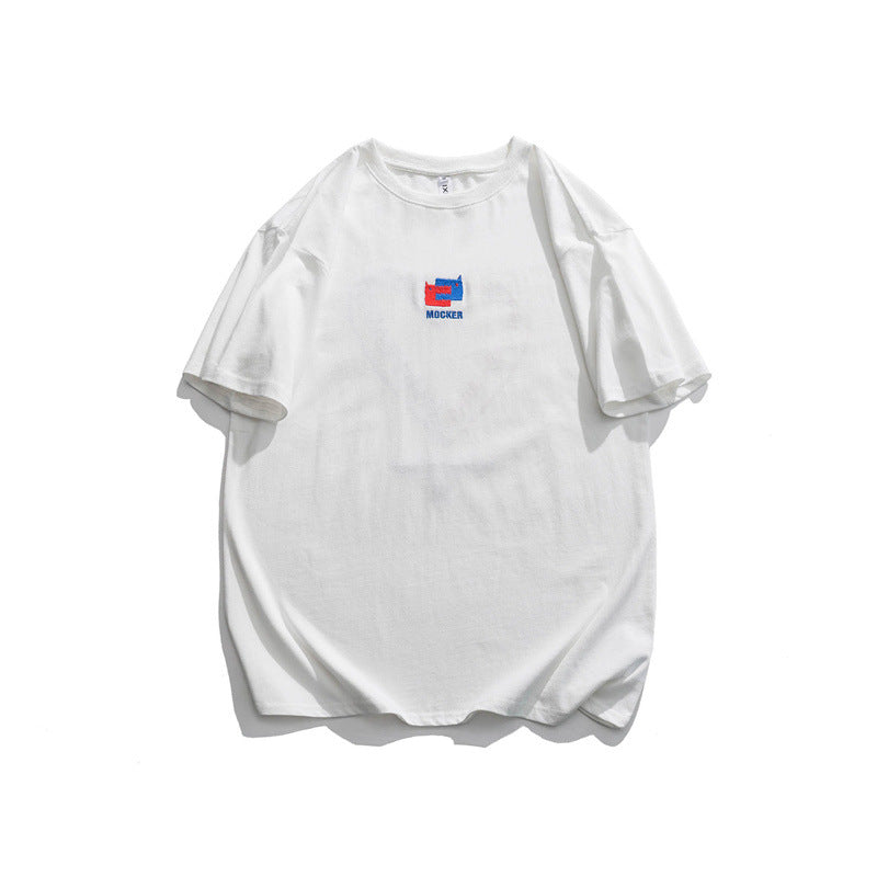 2022 Summer man t shirt Embroidered Short Sleeve