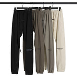 Fog Fear of God Pant Double Line Essentials Letter 3M Reflective Sweatpants Sports Trousers