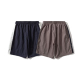 Men Shorts Men's Clothes Summer Wear Retro Men's Shorts Casual Loose Color Matching Shorts Trendy Men