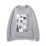 Chainsaw Man Hoodie Machima Anime round-Neck with Fleece Lining No Hooded