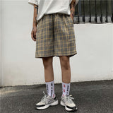 Harajuku Clothing Men's Casual Shorts Summer Retro Casual Pants Men and Women Sports