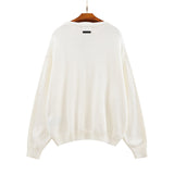 Fog Essentials Sweater Sweater Autumn and Winter Simplicity Solid Color High Street Casual Knitted Sweater for Men and Women