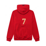 Fog Fear of God Hoodie Printed Red Hoodie Jacket Fog Men's Women's Pullover